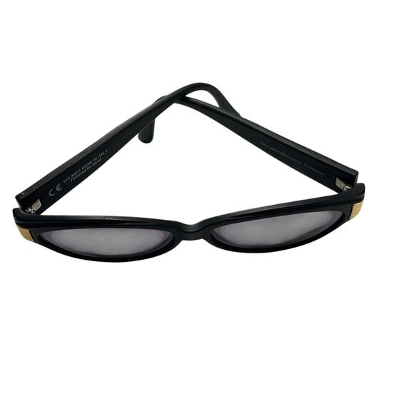 Vintage y2K  Riccardo Polinelli Collection Sunglasses black cat-eye frame womens main image 5